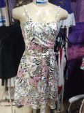 VESTIDO DE TECIDO ESTAMPADO